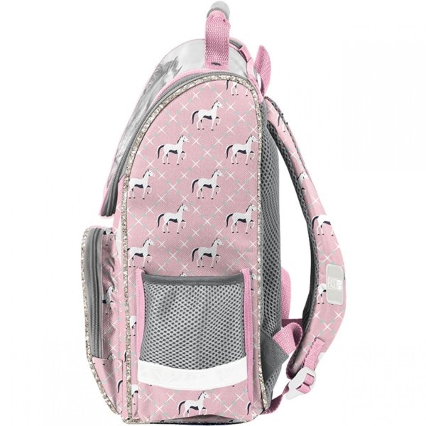 Dziewczęcy Tornister Koń Szkolny do 1 klasy Komplet [PP23KO-525]