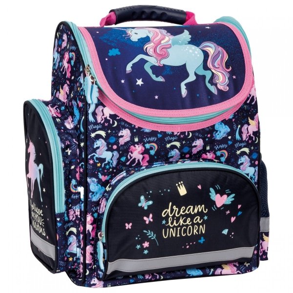 Szkolny Tornister dla Dziewczyny Jednorożec Komplet 5w1 [TEMBJR13 ]