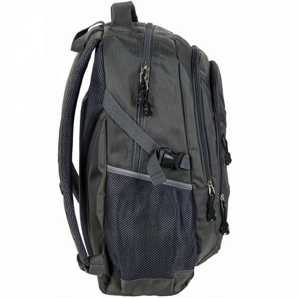 BIG PLECAK MŁODZIEŻOWY MĘSKI TURYSTYCZNY SZARY SZKOLNY 3 KOMOROWY