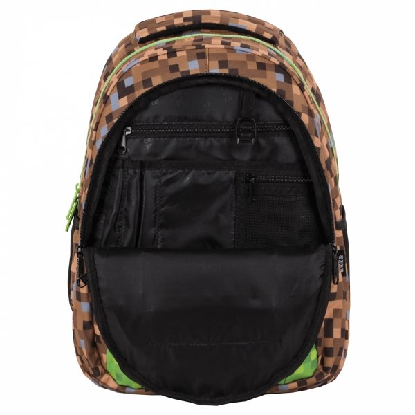 MINECRAFT PLECAK BACKUP DLA CHŁOPAKA SZKOLNY TORNISTER DERFROM