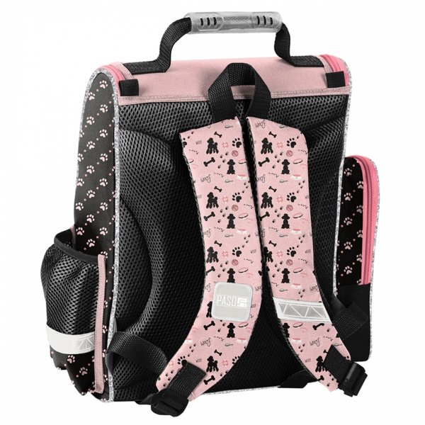 TORNISTER SZKOLNY Z PIESKIEM KOMPLET 5w1 DO 1 KLASY PIESEK DO PODSTAWÓWKI