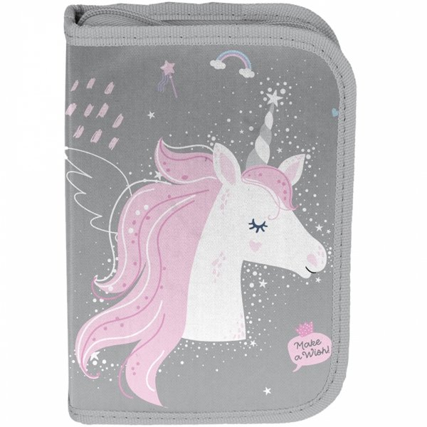 JEDNOROŻEC PLECAK SZKOLNY DO KLAS 1-3 PODSTAWÓWKI KOMPLET 3w1 DZIEWCZĘCY