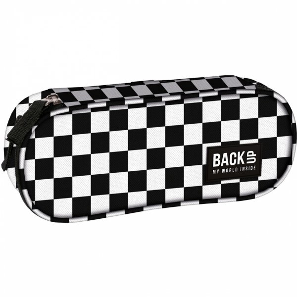 KOMPLET 5 ele SZACHOWNICA PLECAK MŁODZIEŻOWY BACKUP SZKOLNY KRATKA 4 komory