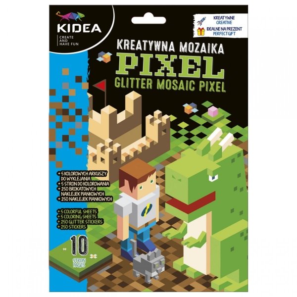 Kreatywna Mozaika Pixel Kidea Minecraft Game 5 arkuszy [KMOPKA]