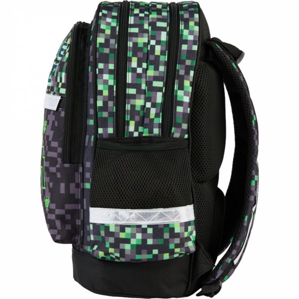 ZESTAW 5w1 GAMER PLECAK DLA CHŁOPAKA SZKOLNY PIKSELE GAMING GRA PIKSELE