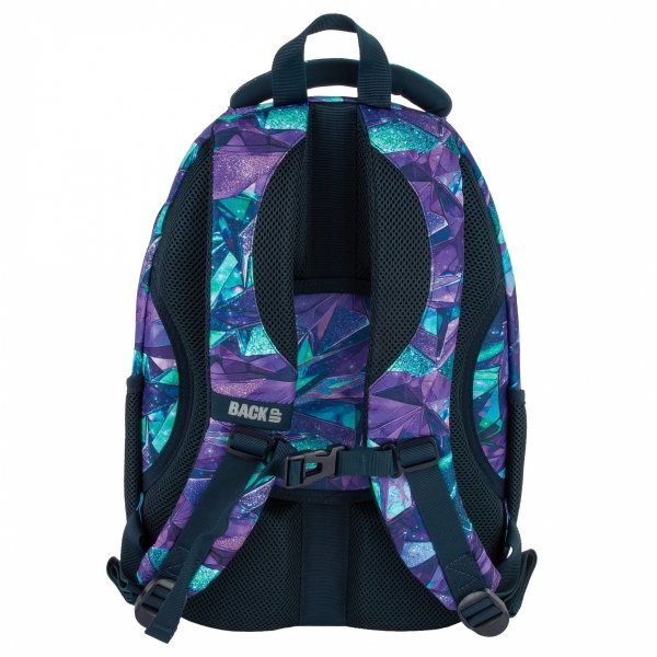 PLECAK BACKUP SZKOLNY MŁODZIEŻOWY DLA DZIEWCZYNY 4 kom. CRYSTAL ZESTAW 5w1