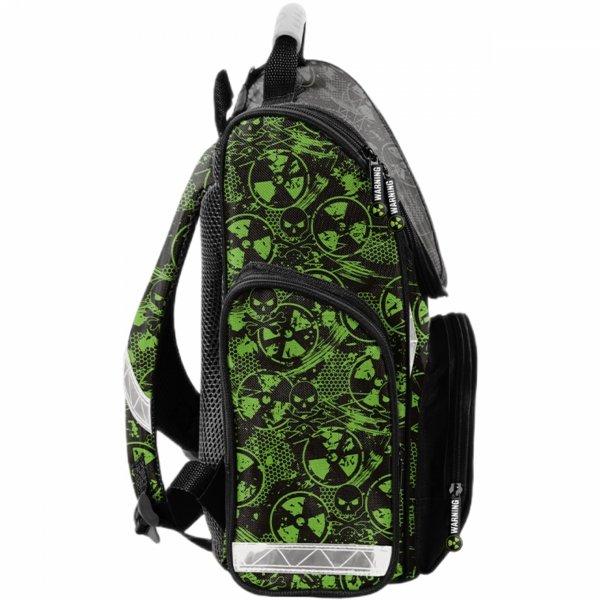 TORNISTER WARNING ALERT SZKOLNY DLA CHŁOPAKÓW DO KLAS 1-4 PODSTAWÓWKI PASO