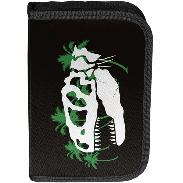 DINOZAURY PLECAK CHŁOPIĘCY SZKOLNY TYRANOZAUR DO PODSTAWÓWKI ZESTAW 3w1