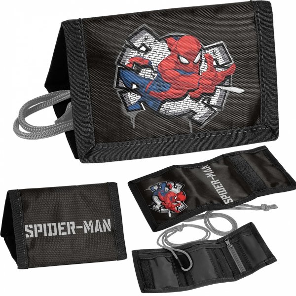 PORTFEL CHŁOPIĘCY SPIDER-MAN MARVEL DZIECIĘCY SZKOLNY PASO PORTFELIK