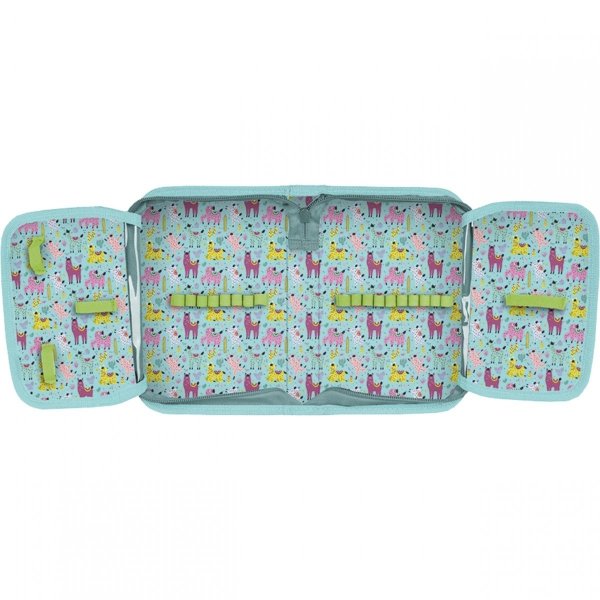 Piórnik Lama Szkolny Otwierany dla Uczennic Paso [BR-P001-2BW]