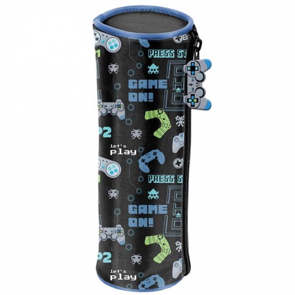 PLECAK NA KÓŁKACH SZKOLNY GAMEPAD GAMER GAMING DO 1 KLASY GRY KOMPLET 3w1