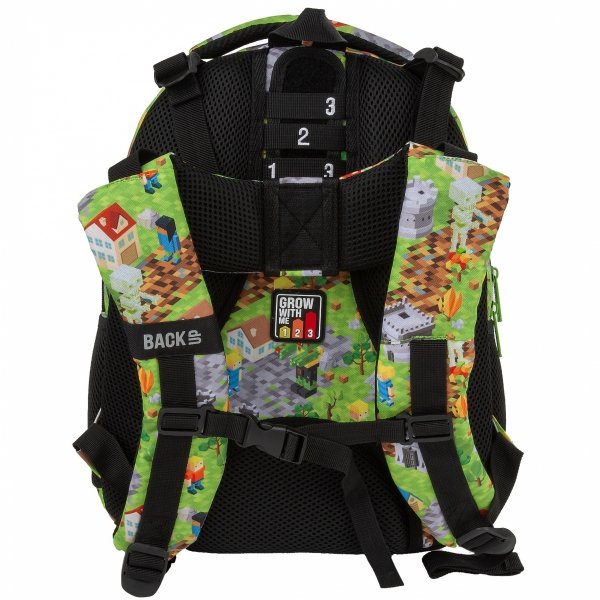 GAMER GAMING MINECRAFT PLECAK CHŁOPIĘCY BACKUP DO PODSTAWÓWKI ZESTAW 5el