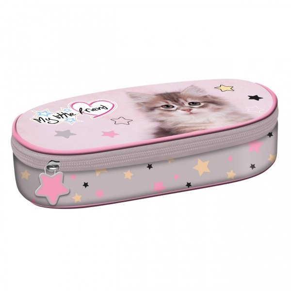 Piórnik Szkolny z Kotkiem Dziewczęcy Kotem Kotki Majewski [PC01]