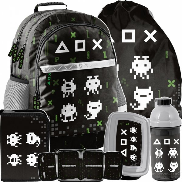 Chłopięcy Plecak Szkolny Gaming Gra do 1 klasy podstawówki [PP23GE-116]