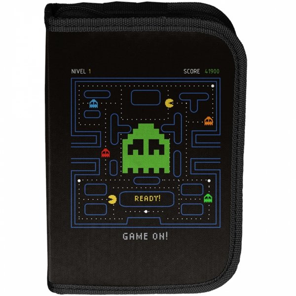 PAC-MAN PLECAK SZKOLNY DO PODSTAWÓWKI DO 1 KLASY GAMER GAMING ZESTAW 5 ele