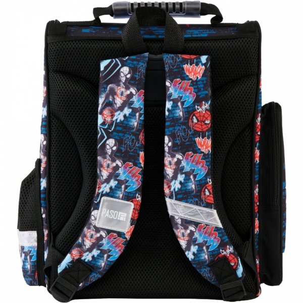 CZARNY Tornister SPIDERMAN Szkolny MARVEL do klas 1-4 do Podstawówki dla CHŁOPAKA