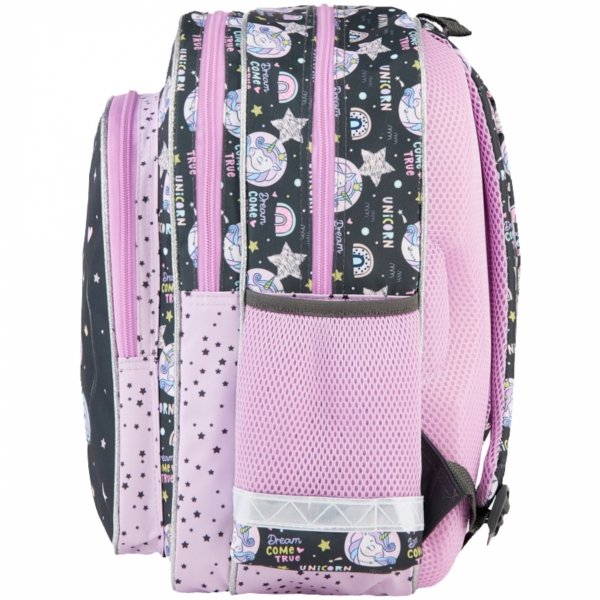 PLECAK SZKOLNY JEDNOROŻEC KOMPLET 5w1  DLA DZIEWCZYNKI DO PODSTAWÓWKI PASO
