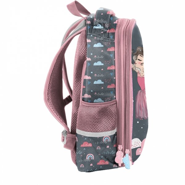 Dziewczęcy Plecak Szkolny Premium Paso Komplet 5w1 [PP23BA-565]