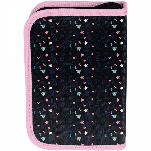 PIÓRNIK KOTEK SZKOLNY DO PODSTAWÓWKI DLA DZIEWCZYNEK DO 1 KLASY Z KOTKIEM