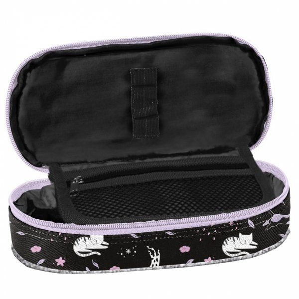 PLECAK SZKOLNY Z KOTKIEM DLA DZIEWCZYNY DO 1 KLASY ZESTAW 3w1 KOTEK CATS