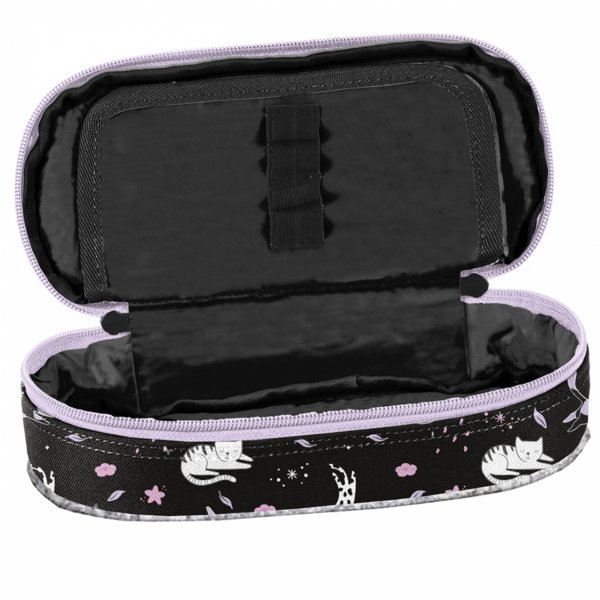 PLECAK SZKOLNY Z KOTKIEM DLA DZIEWCZYNY DO 1 KLASY ZESTAW 3w1 KOTEK CATS