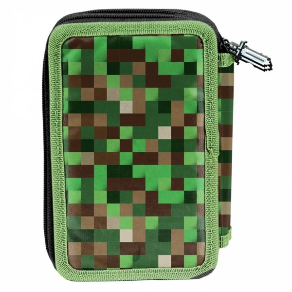 MINECRAFT PIÓRNIK 3 kom GRA GRY Z WYPOSAŻENIEM SZKOLNY GAMER GAMING PIKSELE