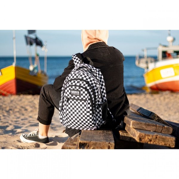 SZACHOWNICA SZKOLNY PLECAK BACKUP 3el MŁODZIEŻOWY KRATKA DO SZKOŁY DERFORM