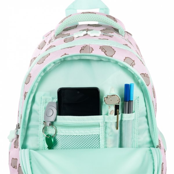 PUSHEEN PINK KOMPLET 5w1 MAJEWSKI DLA DZIEWCZYNEK PLECAK KOT KOTKI