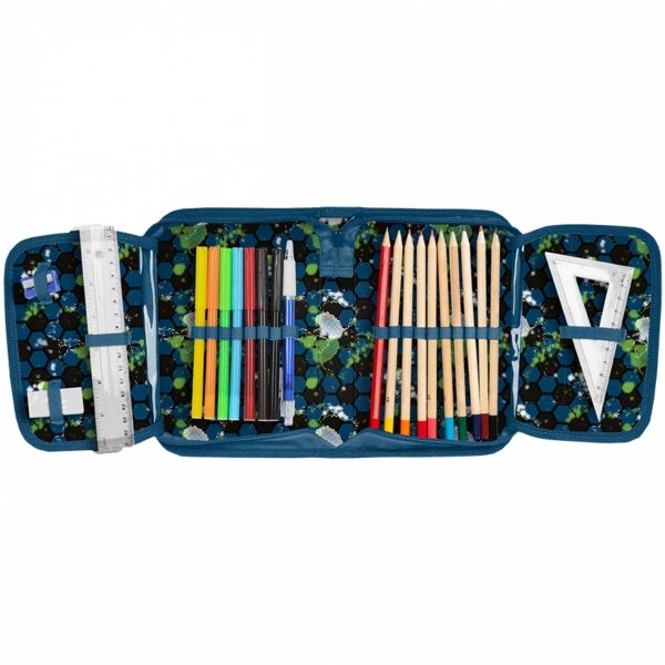 KOMPLET 5w1 PIŁKARSKI TORNISTER SZKOLNY CHŁOPIĘCY DO KLAS 1-4 PIŁKA NOŻNA