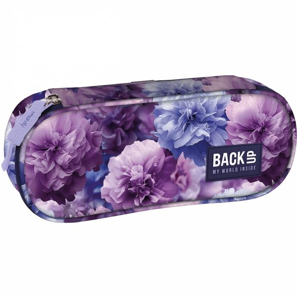 PLECAK MŁODZIEŻOWY BACKUP DLA DZIEWCZYNY SZKOLNY KWIATY KOMPLET 3w1 VIOLET