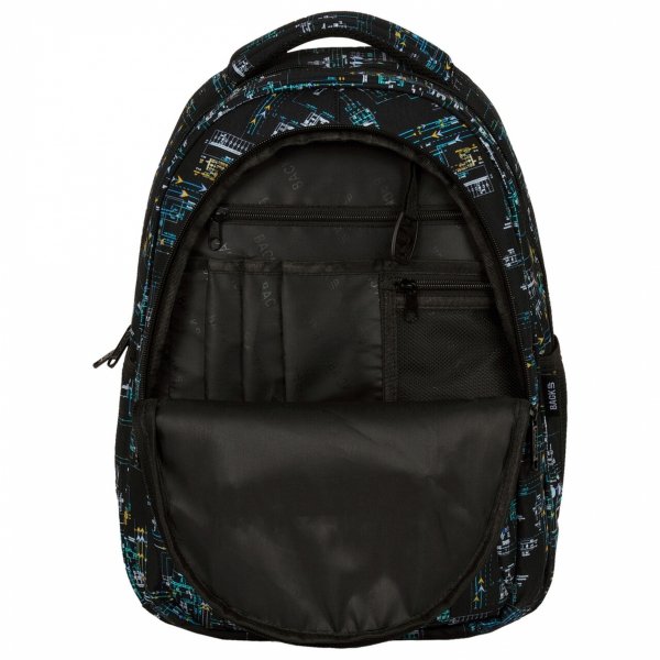 PLECAK MŁODZIEŻOWY BACKUP DLA CHŁOPAKA SZKOLNY UKŁAD SCALONY ZESTAW 2w1