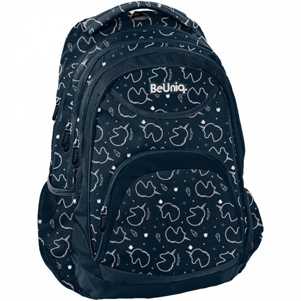 Jednorożec zestaw Plecak Szkolny Beuniq Młodzieżowy dla Dziewczyny [BU23ME-2708]