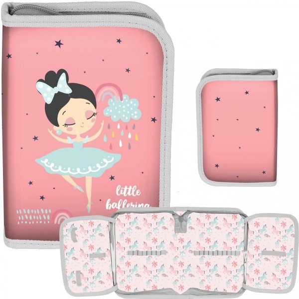 Tancerka Piórnik Jednokomorowy dla Dziewczyny Balerina [PP22BC-001BW]