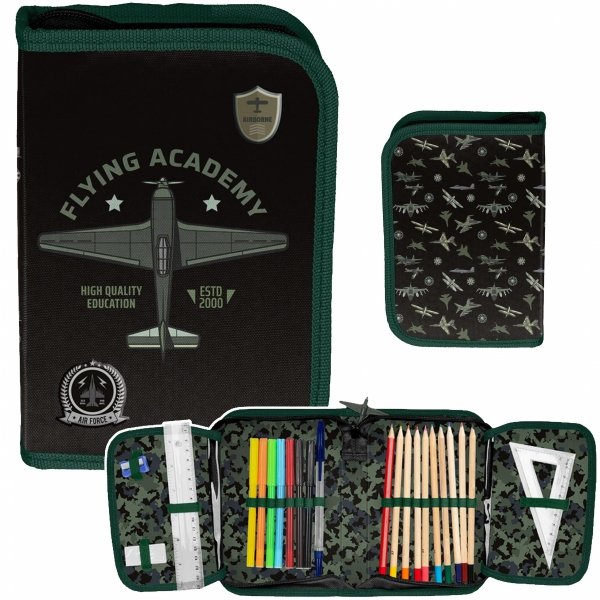 SAMOLOTY PIÓRNIK FLYING Z WYPOSAŻENIEM SZKOLNY DLA CHŁOPAKÓW DO 1 KLASY