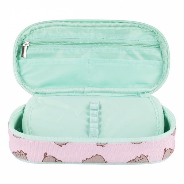 PUSHEEN PINK KOMPLET 5ele MAJEWSKI DLA DZIEWCZYNEK PLECAK KOT KOTKI