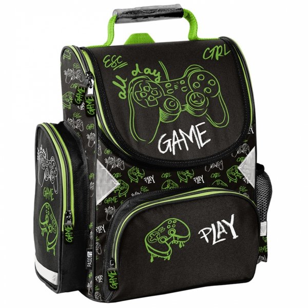 TORNISTER GAMEPAD GRA SZKOLNY GAMING GRY CHŁOPIECY DO KLAS 1-4 ZESTAW 3w1