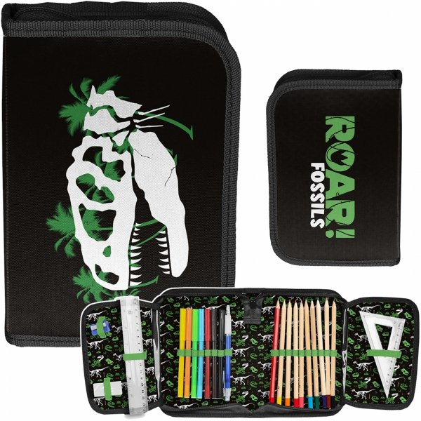 PIÓRNIK Z WYPOSAŻENIEM DLA PODSTAWÓWKI TYRANOZAUR CHŁOPIĘCY PASO DINOZAURY