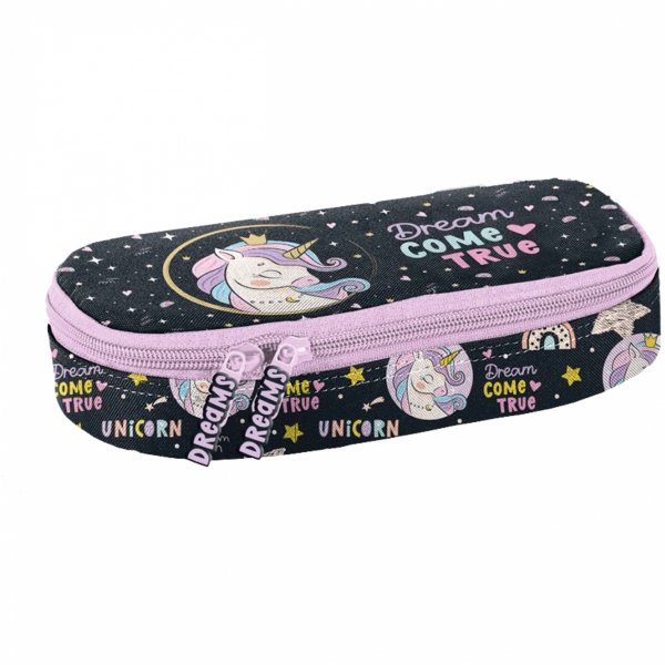 Piórnik Szkolny dla Dziewczynek z Jednorożcem do Podstawówki Paso Etui