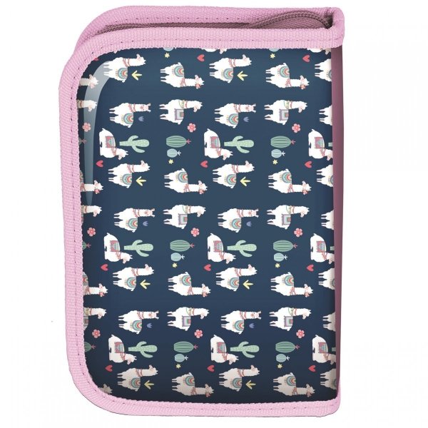 Szkolny Piórnik Lamy z Wyposażeniem Paso dla Dziewczynek [PP20LA-001]