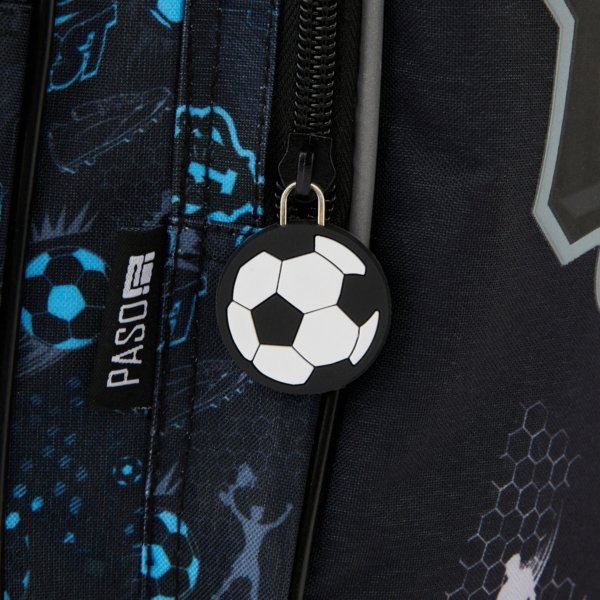 ZESTAW 5w1 FOOTBALL PLECAK SZKOLNY DO KLAS 1-3 PODSTAWÓWKI PASO PIŁKA NOŻNA