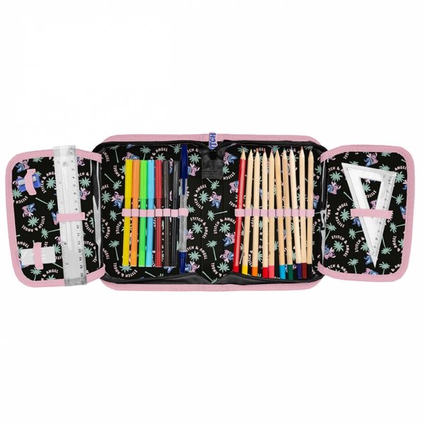 PLECAK STICH SZKOLNY DLA DZIEWCZYNY DO 1 KLASY STITCH i LILO KOMPLET 5w1