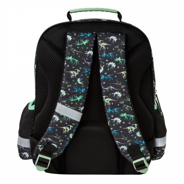 PLECAK DINOZAURY SZKOLNY DO 1 KLASY KOMPLET 3w1 TORNISTER TYRANOZAUR T-REX