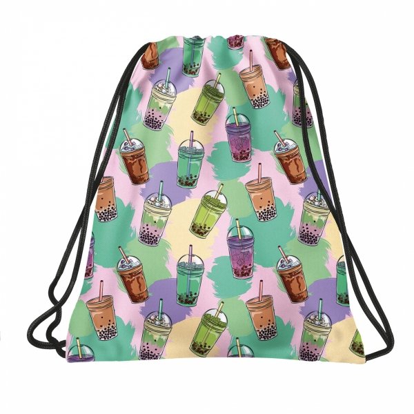 PLECAK BACKUP SZKOLNY MŁODZIEŻOWY BUBBLE TEA ZESTAW 5w1 DLA DZIEWCZYNY