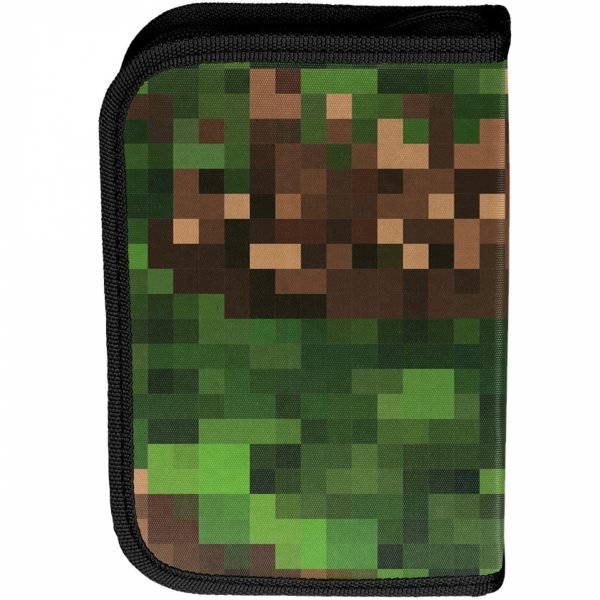 PIKSELE PIÓRNIK SZKOLNY DZIECIĘCY Z WYPOSAŻENIEM DO PODSTAWÓWKI MINECRAFT