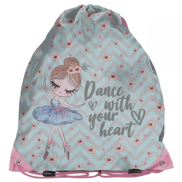 Nowy Szkolny Tornister Tancerka Baletnica Komplet 3w1 [PP21BL-525]