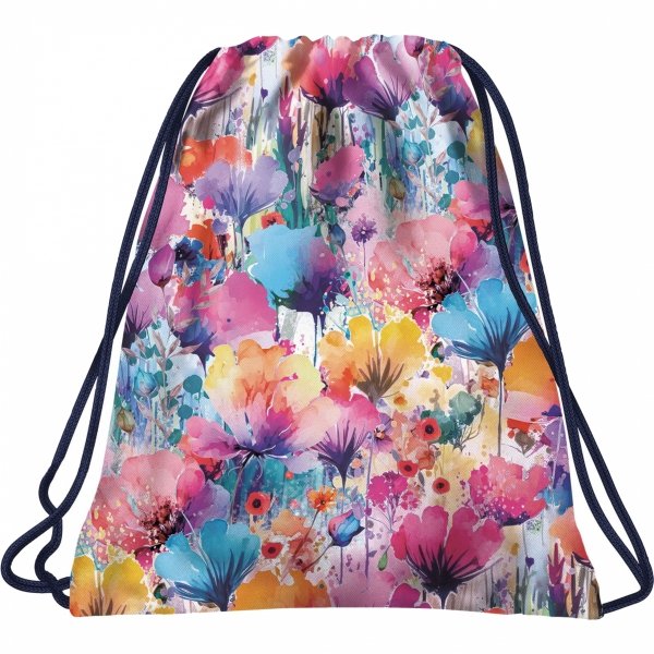 KWIATOWY ZESTAW 5w1 PLECAK MŁODZIEŻOWY BACKUP DLA DZIEWCZYNY KWIATY