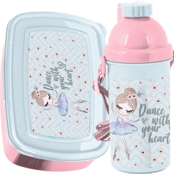 Tornister dla Dziewczynek Tancerka Baletnica Komplet 5w1 [PP21BL-525]