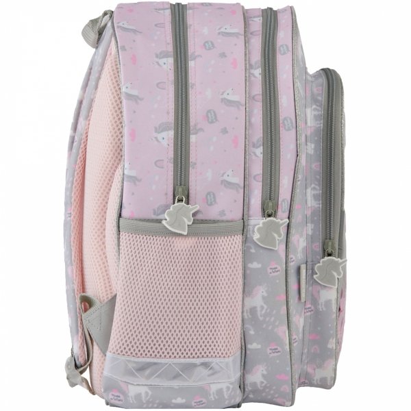 JEDNOROŻEC PLECAK SZKOLNY DO KLAS 1-3 PODSTAWÓWKI ZESTAW 3w1 DZIEWCZĘCY