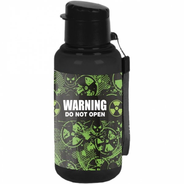 BIDON DLA CHŁOPAKA SZKOLNY WARNING ALERT BUTELKA NA PICIE PASO