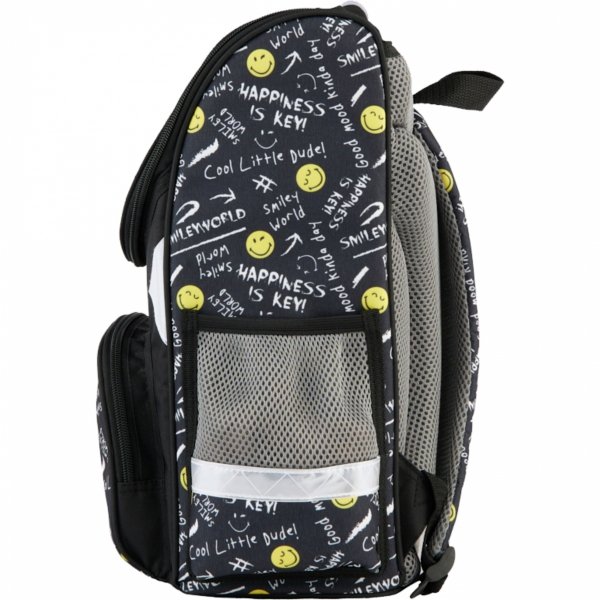 SMILLEY TORNISTER SZKOLNY DO KLAS 1-4 BUŹKI EMOTKI EMITIKONY KOMPLET 3w1